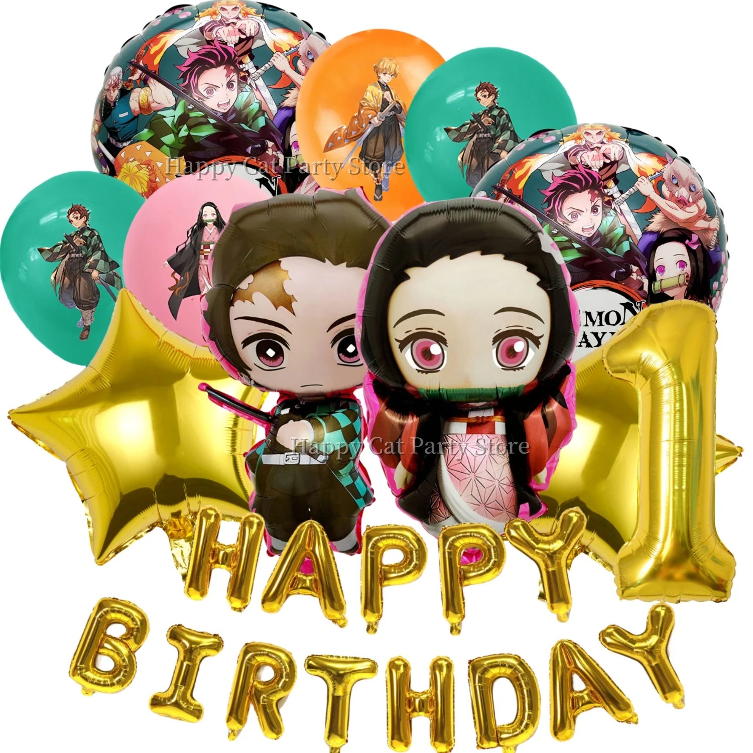 Demon Slayer Balloon Set