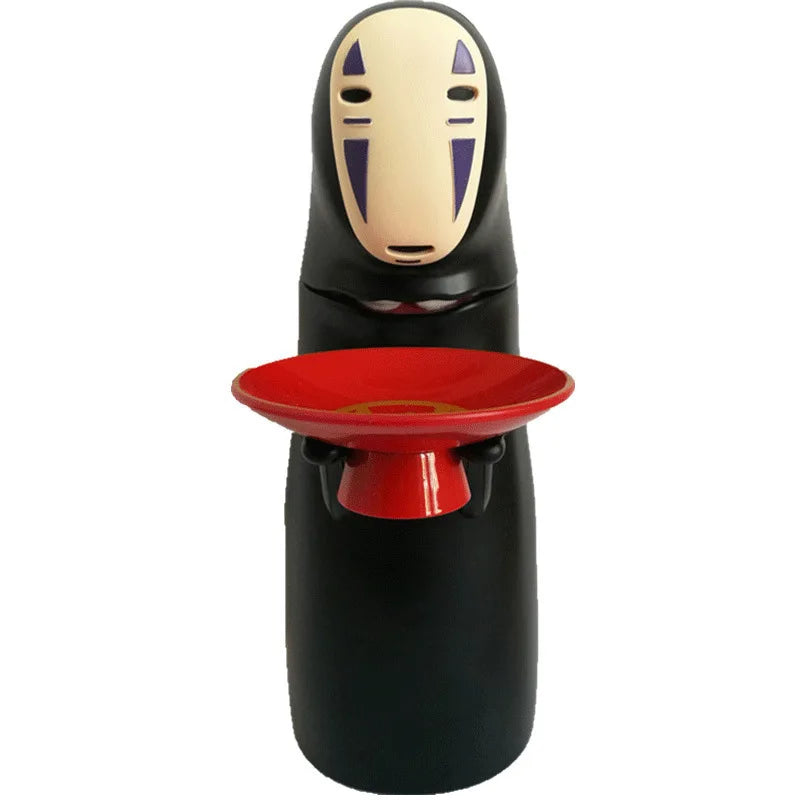 No-Face Piggy Bank Figure
