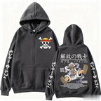 One Piece Zipper Hoodie