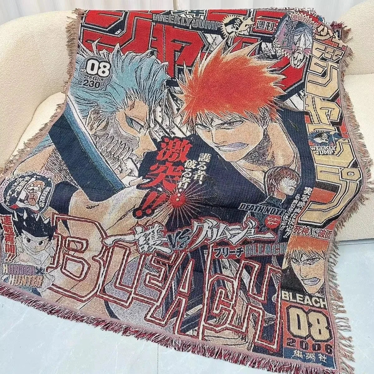 Anime Cotton Throw Blanket